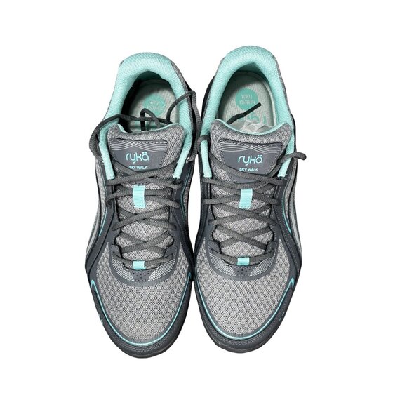 Ryka Sky Walk Womens Walking Shoes Grey/Aqua Size 10M - Picture 1 of 8